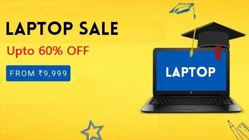 laptop sale upto 60% off