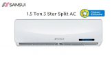 Sansui 1.5 Ton 3 Star Split AC SSZ53 Online at Lowest Price