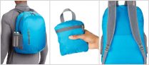 Amazon Basics Ultra thin Foldable Day Pack – Light Blue, 25L