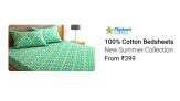 Flipkart Bedsheet Sale Online – 100% Cotton (Starts From Rs. 399)