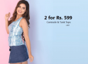 Clovia 2 Camisoles/Tank Tops at Rs. 599 (Best Offer)